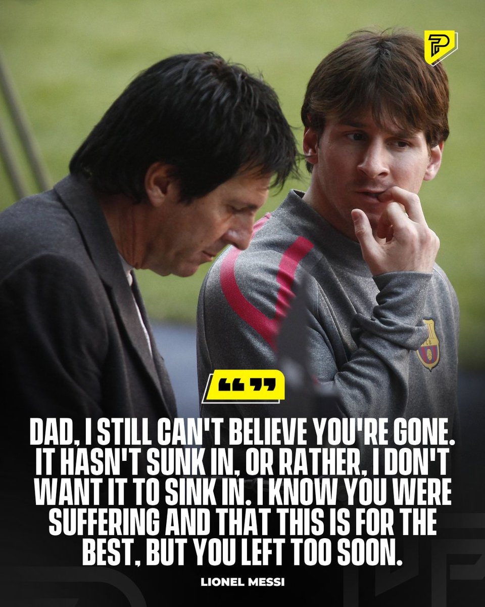 Lionel Messi tribute to his father (photo 2 of 2)