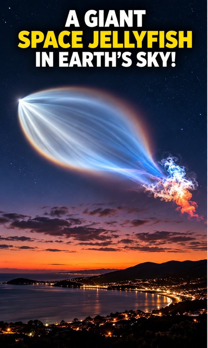 Space Jellyfish Effect sky display