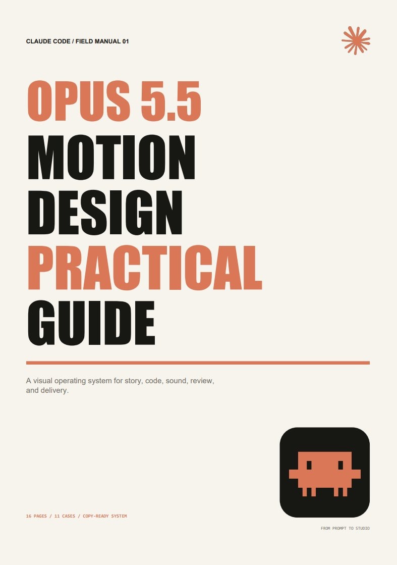 Opus 5.5 motion design practical guide