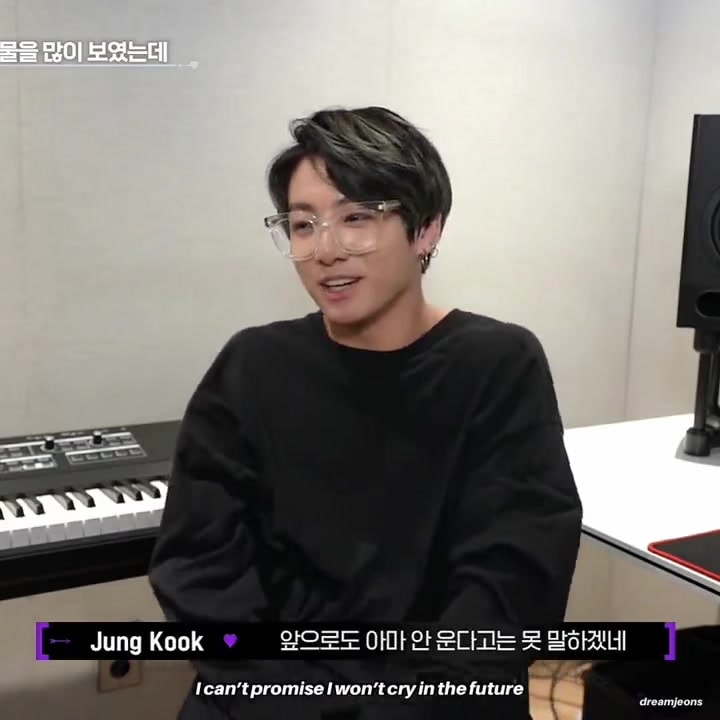 Jungkook on sincerity and tears