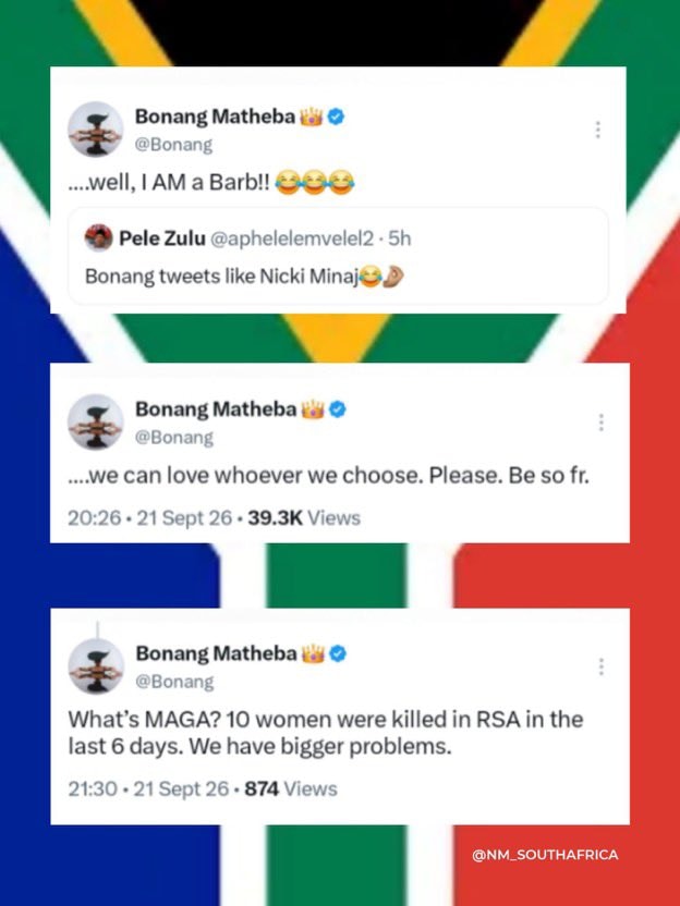 Bonang Matheba supports Nicki Minaj (photo 2 of 2)