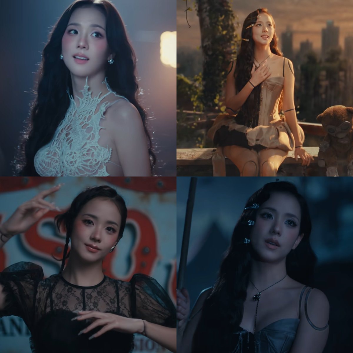 Jisoo Click music video Disney princess visuals