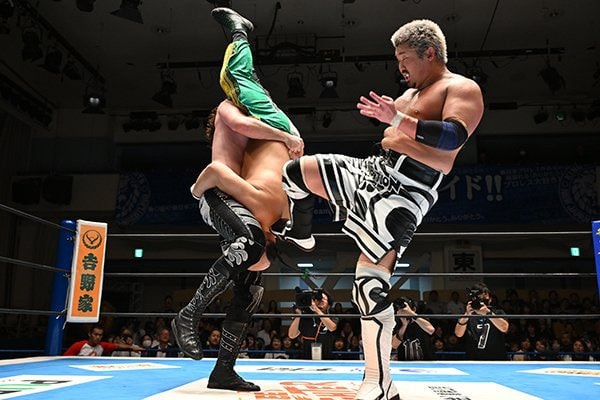 Knockout Brothers IWGP Tag Team Championship win