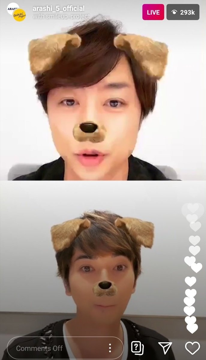 two men with dog filters