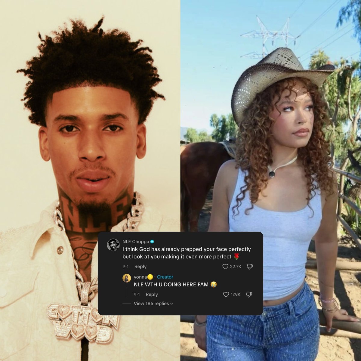 NLE Choppa and Yonna