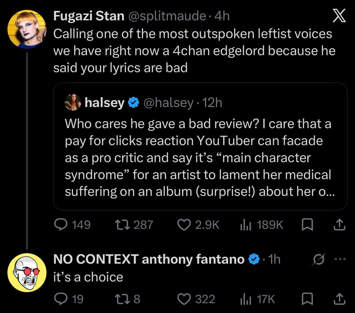 Anthony Fantano Halsey The Great Impersonator (photo 2 of 2)
