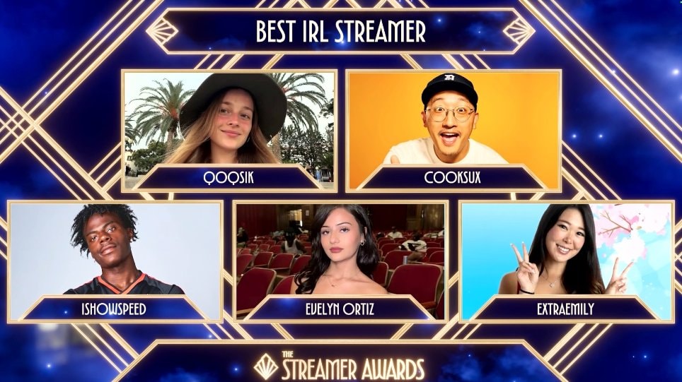 IShowSpeed Best IRL Streamer nomination (photo 2 of 2)