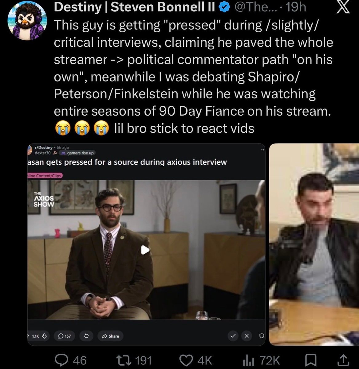 Hasan Axios Show Critique