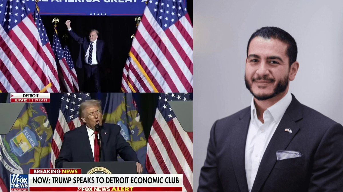 Michigan Senate race poll 2026 Trump Rogers El-Sayed
