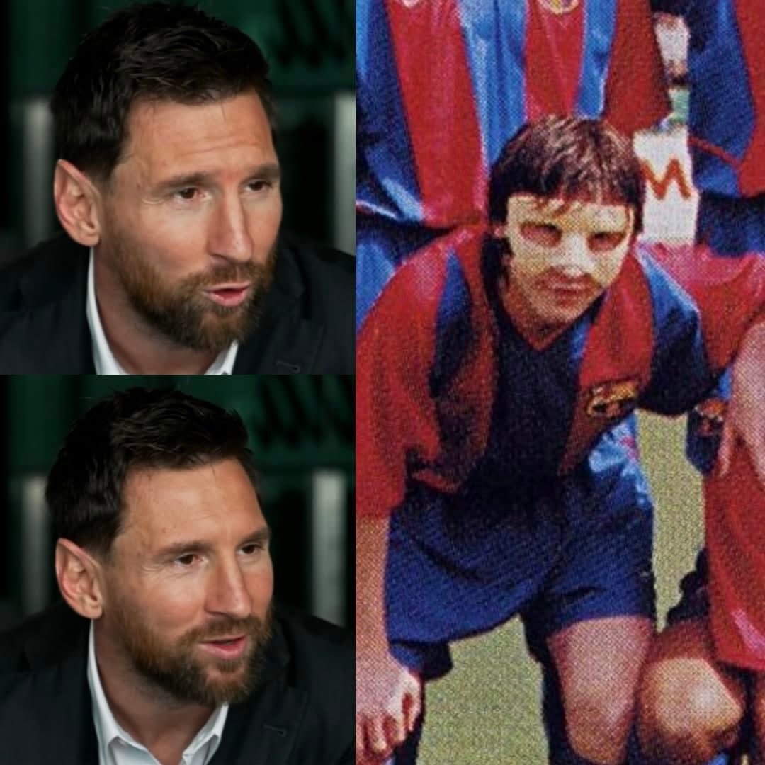 Lionel Messi Copa Catalunya mask story Lionel Messi Copa Catalunya mask story