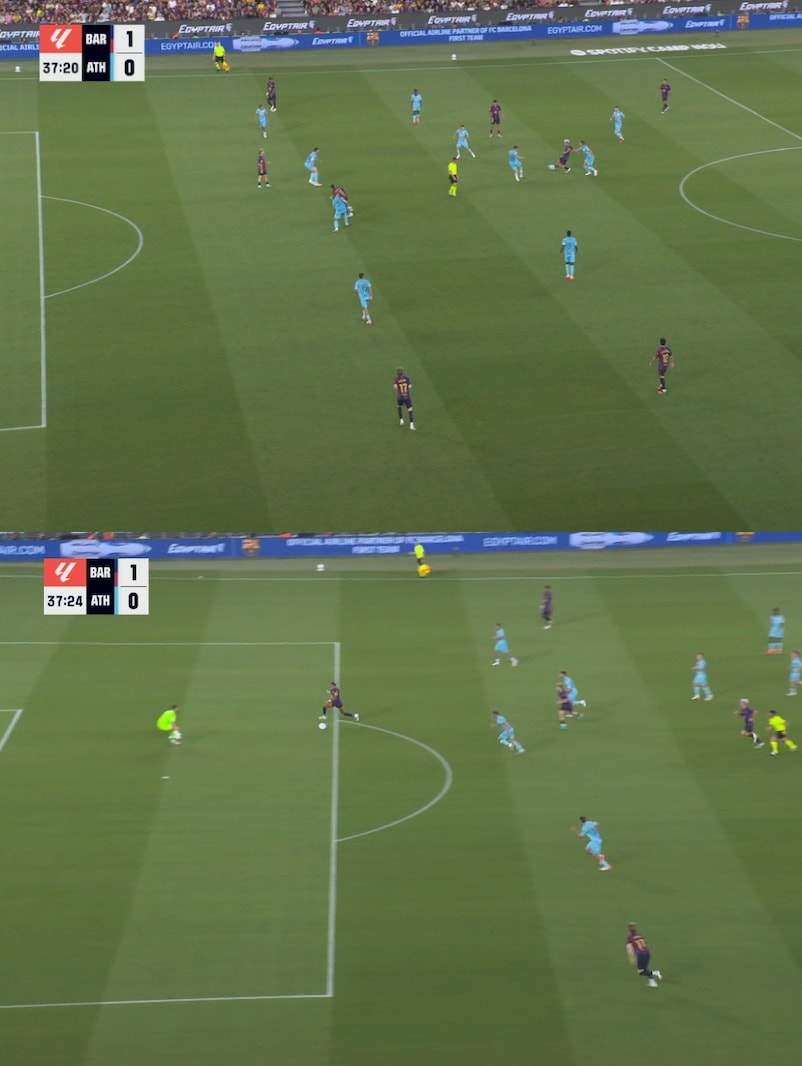 Pedri unique assist La Liga