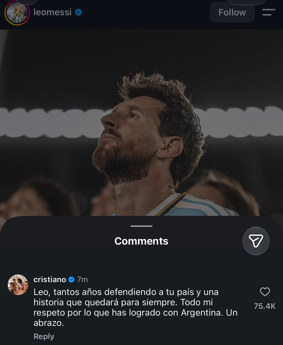 Lionel Messi retirement IG