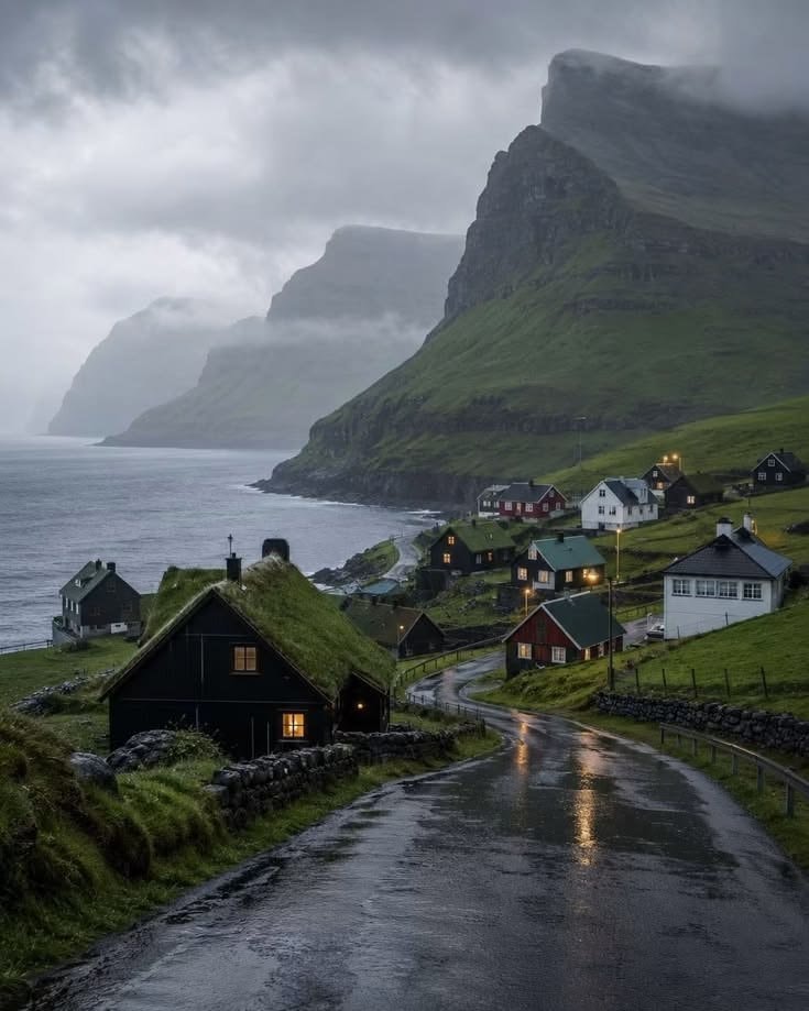 Odda Norway village street (photo 2 of 2)
