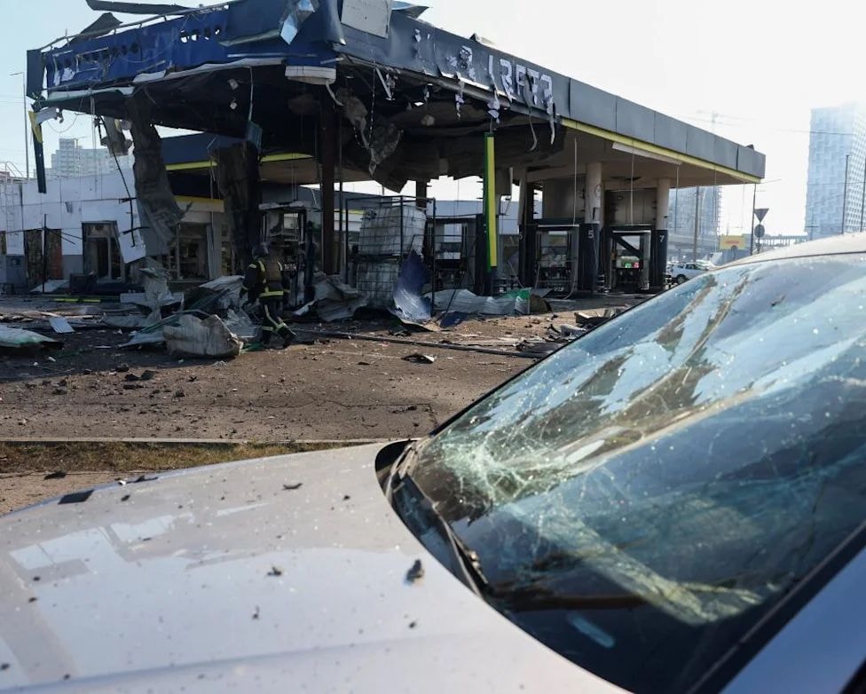 Kyiv petrol stations hit since Thursday