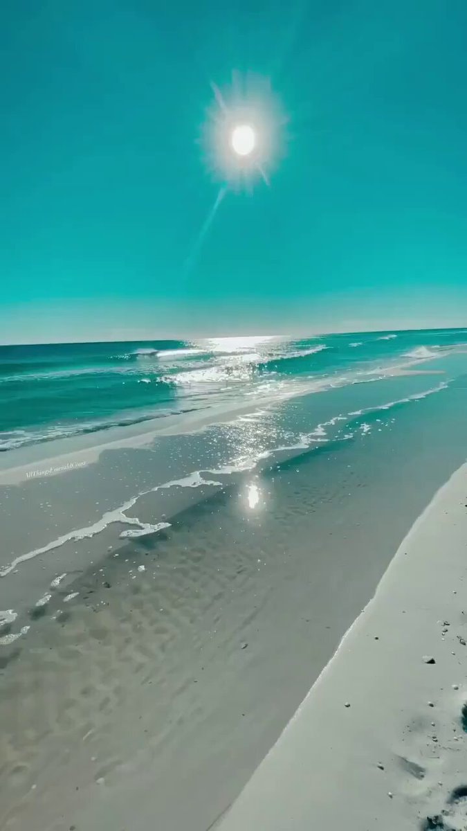 Serene beach scene AllThingsEmeraldCoast