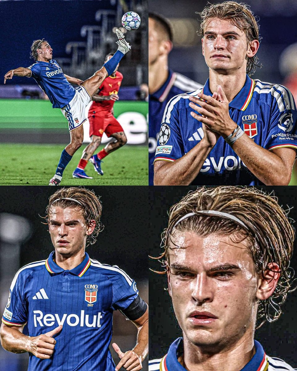 Nico Paz Como Champions League debut
