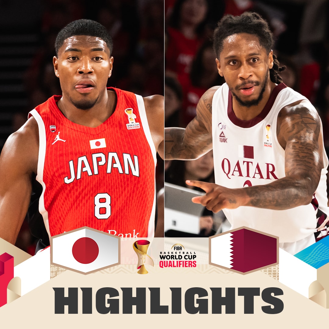 Rui Hachimura Japan vs Qatar highlights