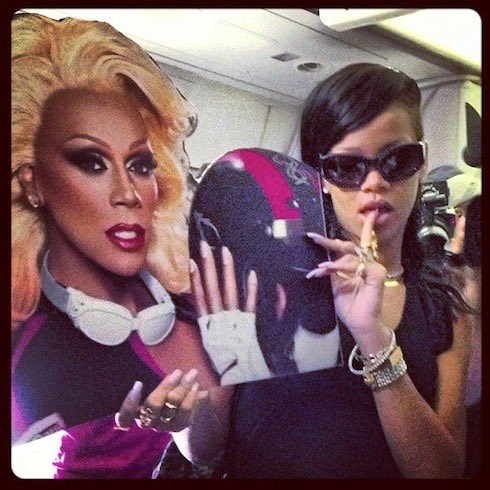 RuPaul and Rihanna