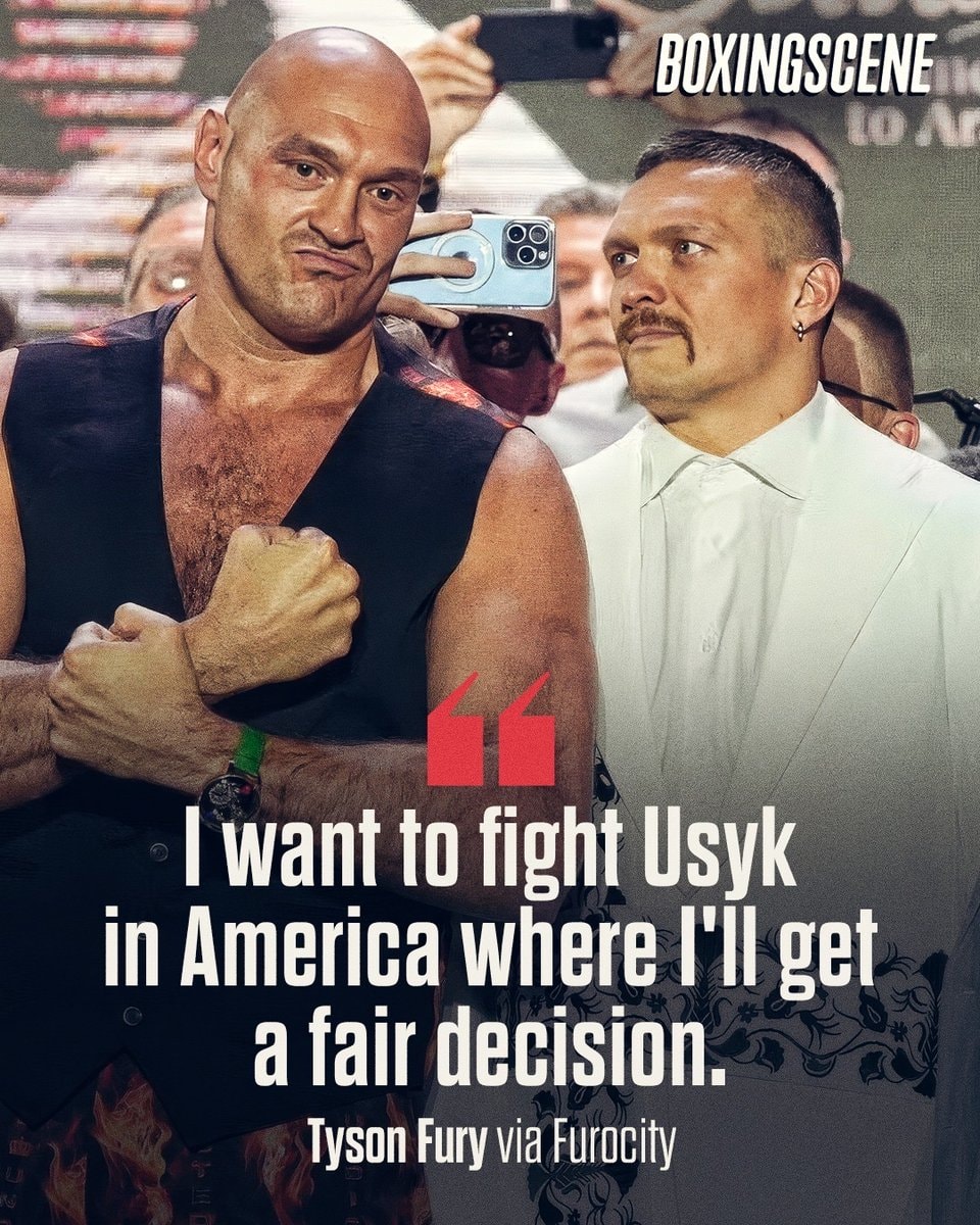 Tyson Fury trilogy plan Usyk Tyson Fury trilogy plan Usyk