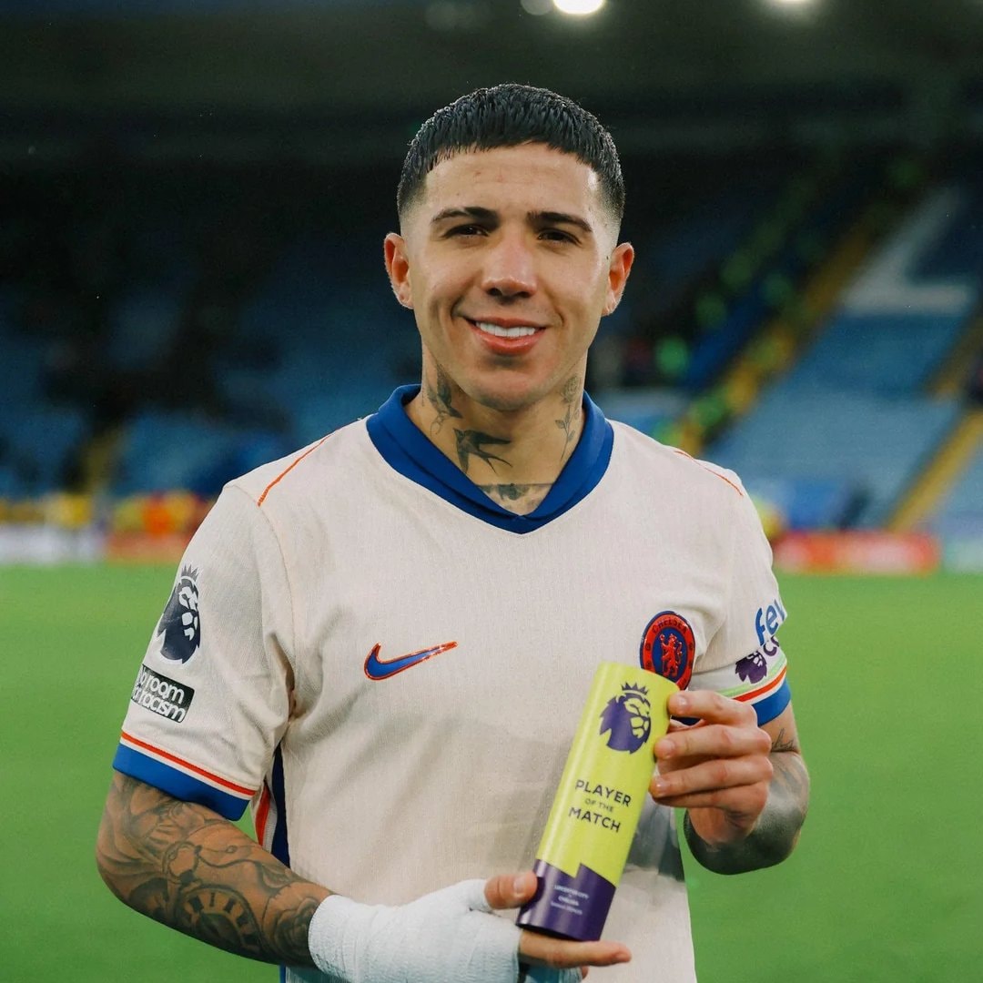 Enzo Fernández Player of the Match (photo 1 of 2)