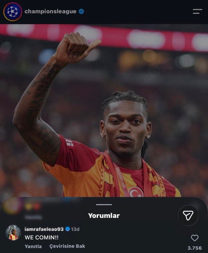 Rafael Leão UEFA Champions League