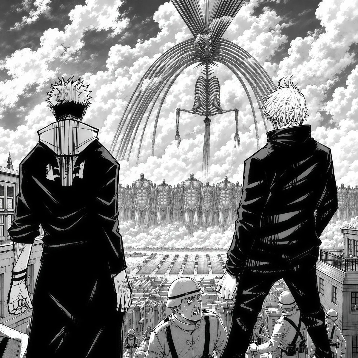 Jujutsu Kaisen x Attack on Titan crossover