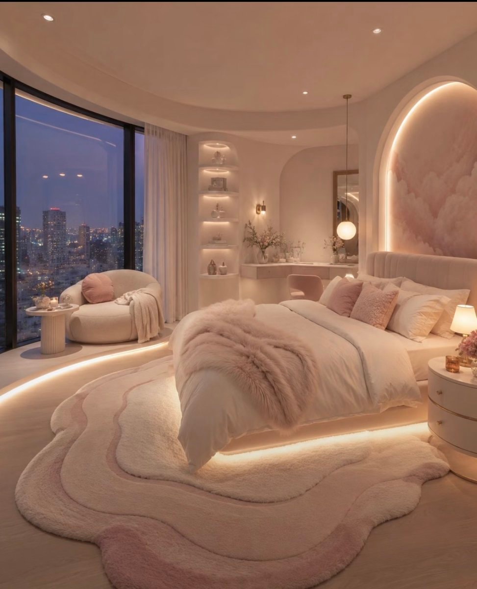 luxurious bedroom (photo 2 of 3)