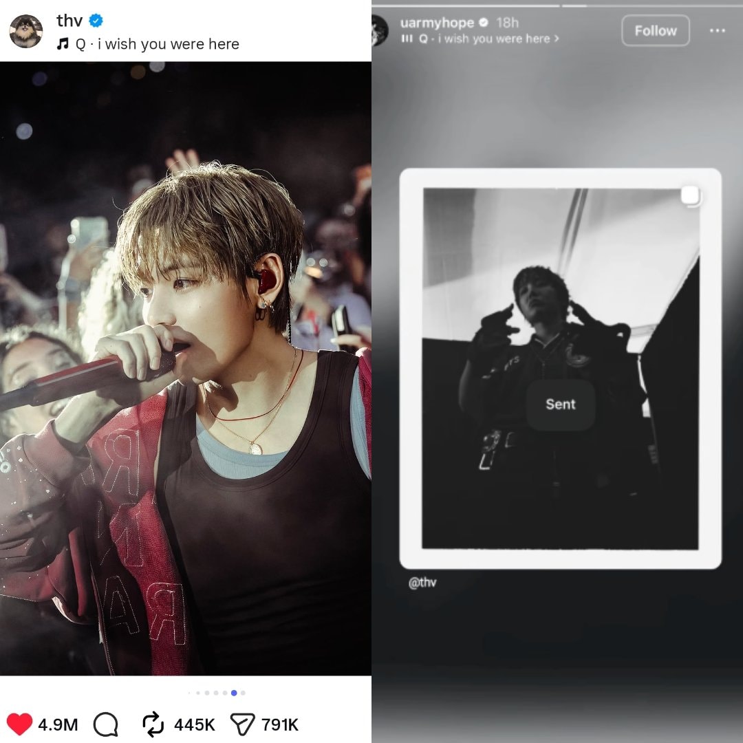Taehyung J-Hope Q Marsden i wish you were here (photo 2 of 2)
