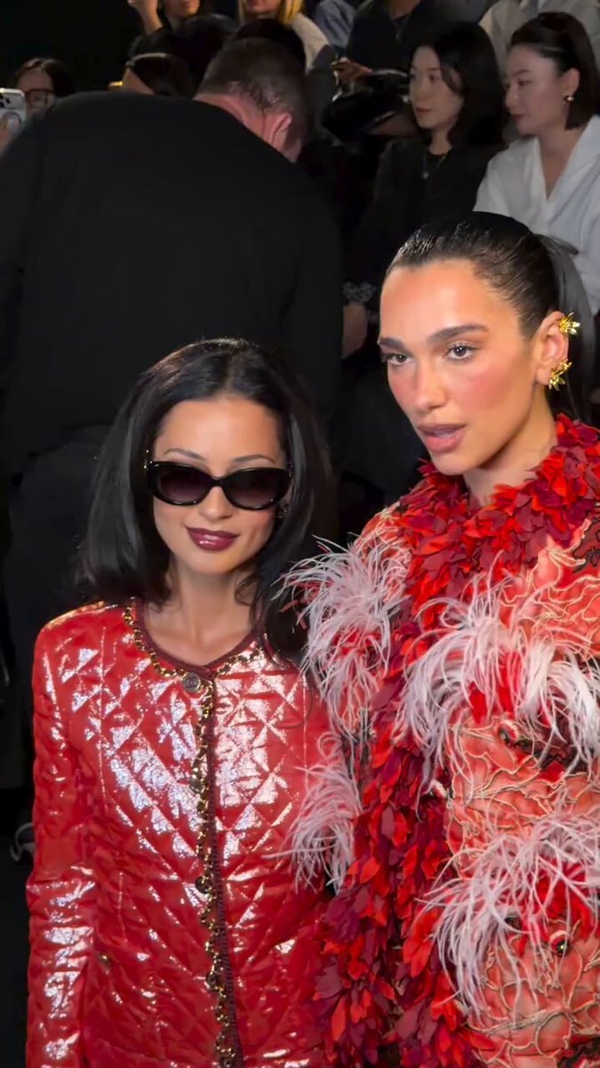 Alexa Demie and Dua Lipa at Chanel SS27