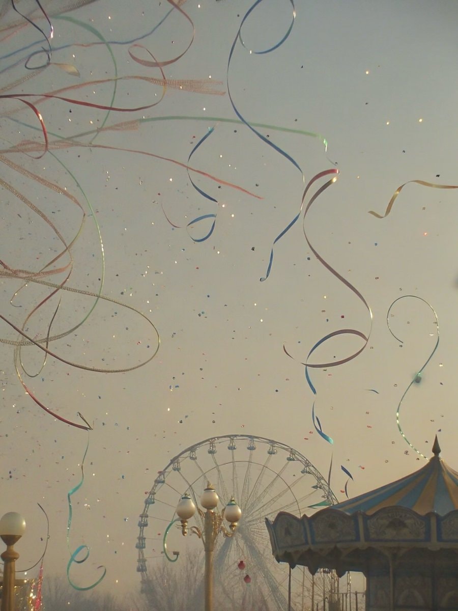 amusement park festive scene amusement park festive scene