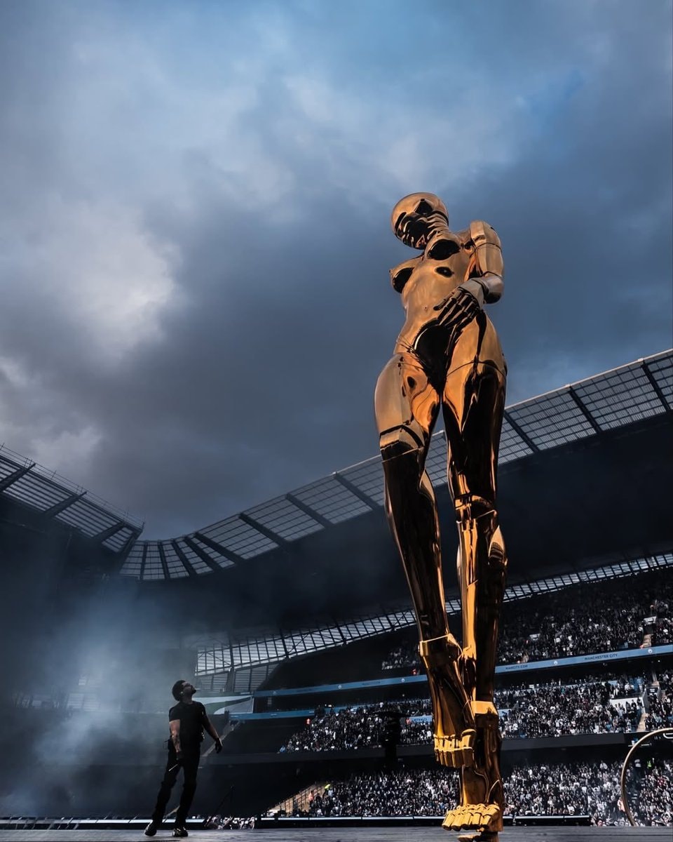 The Weeknd Sorayama statue After Hours Til Dawn tour