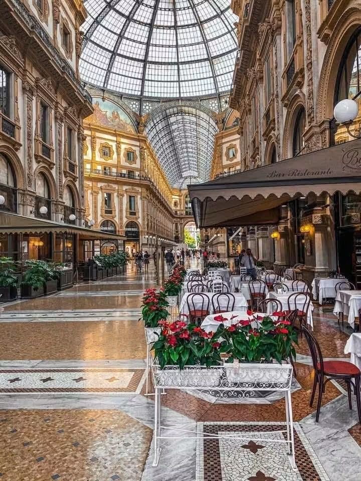 Milan Italy arcade