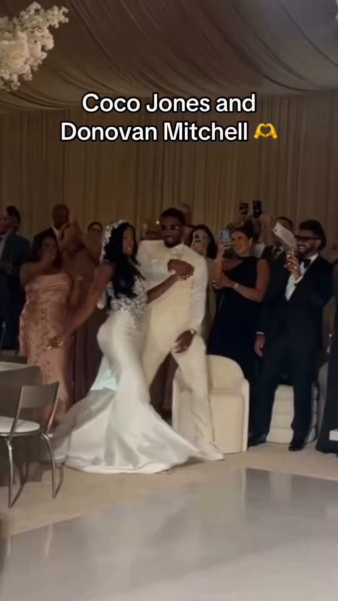 Donovan Mitchell marries Coco Jones