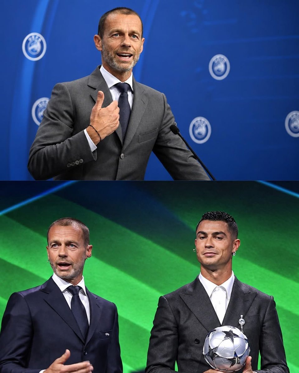 UEFA president praises Cristiano Ronaldo
