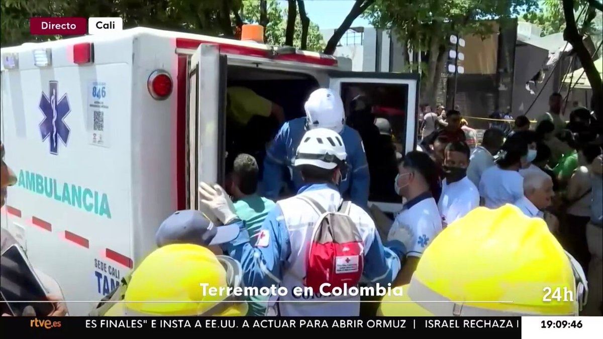 Colombia earthquake emergency response