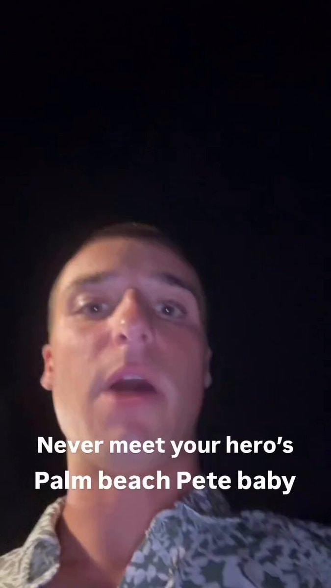 Palm Beach Pete reaction