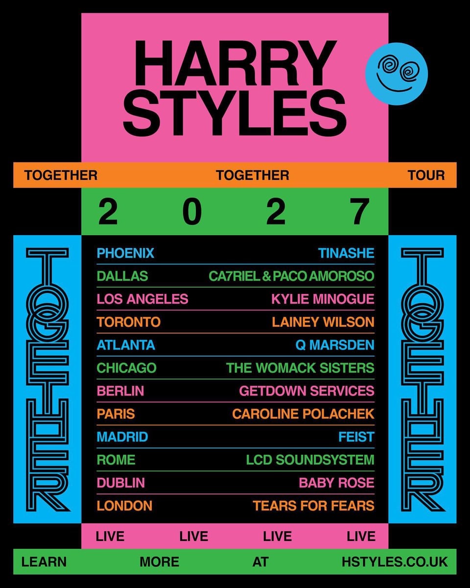Harry Styles Together, Together tour 2027 (photo 2 of 2)