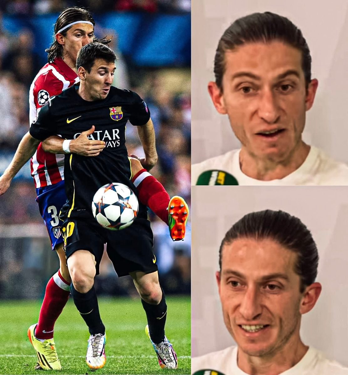 Filipé Luis on Messi