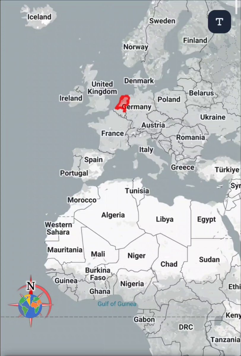 Netherlands map size Netherlands map size