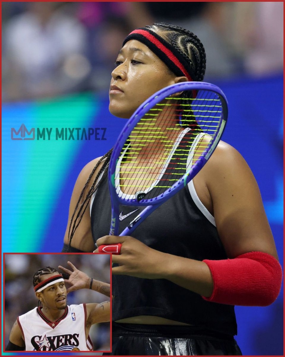 Naomi Osaka Allen Iverson tribute