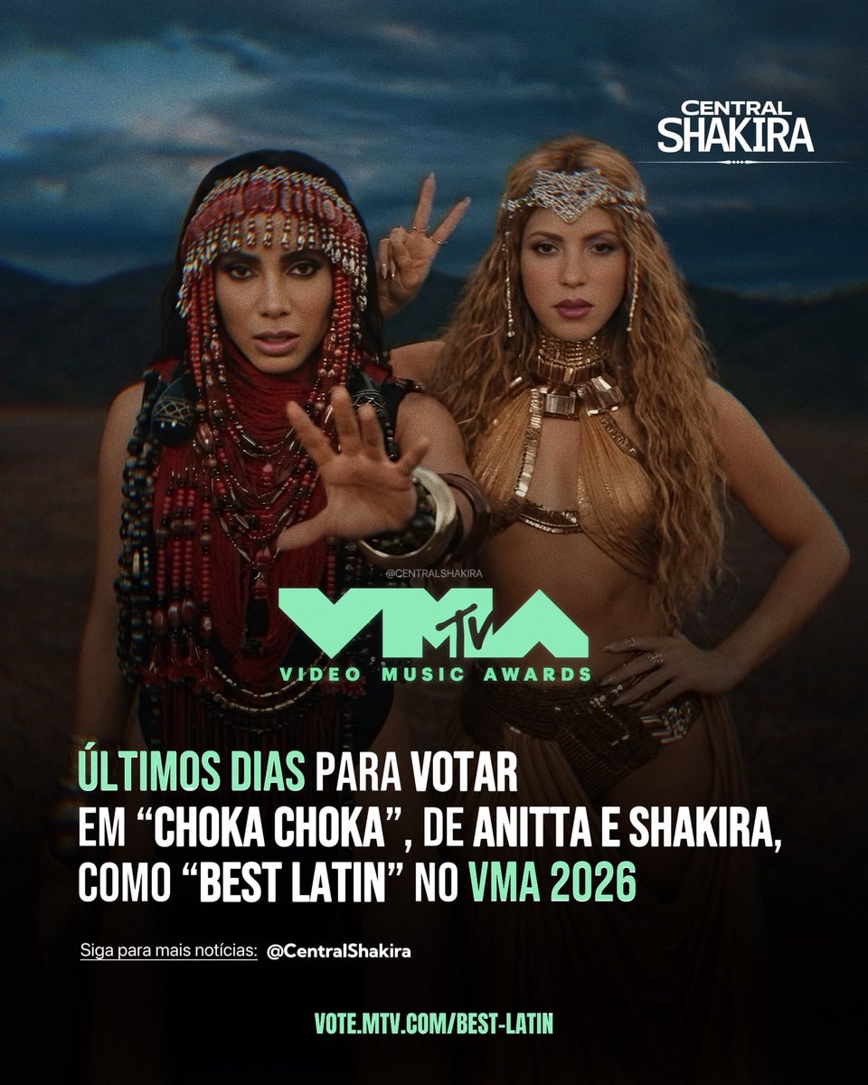 Anitta and Shakira Choka Choka VMAs vote