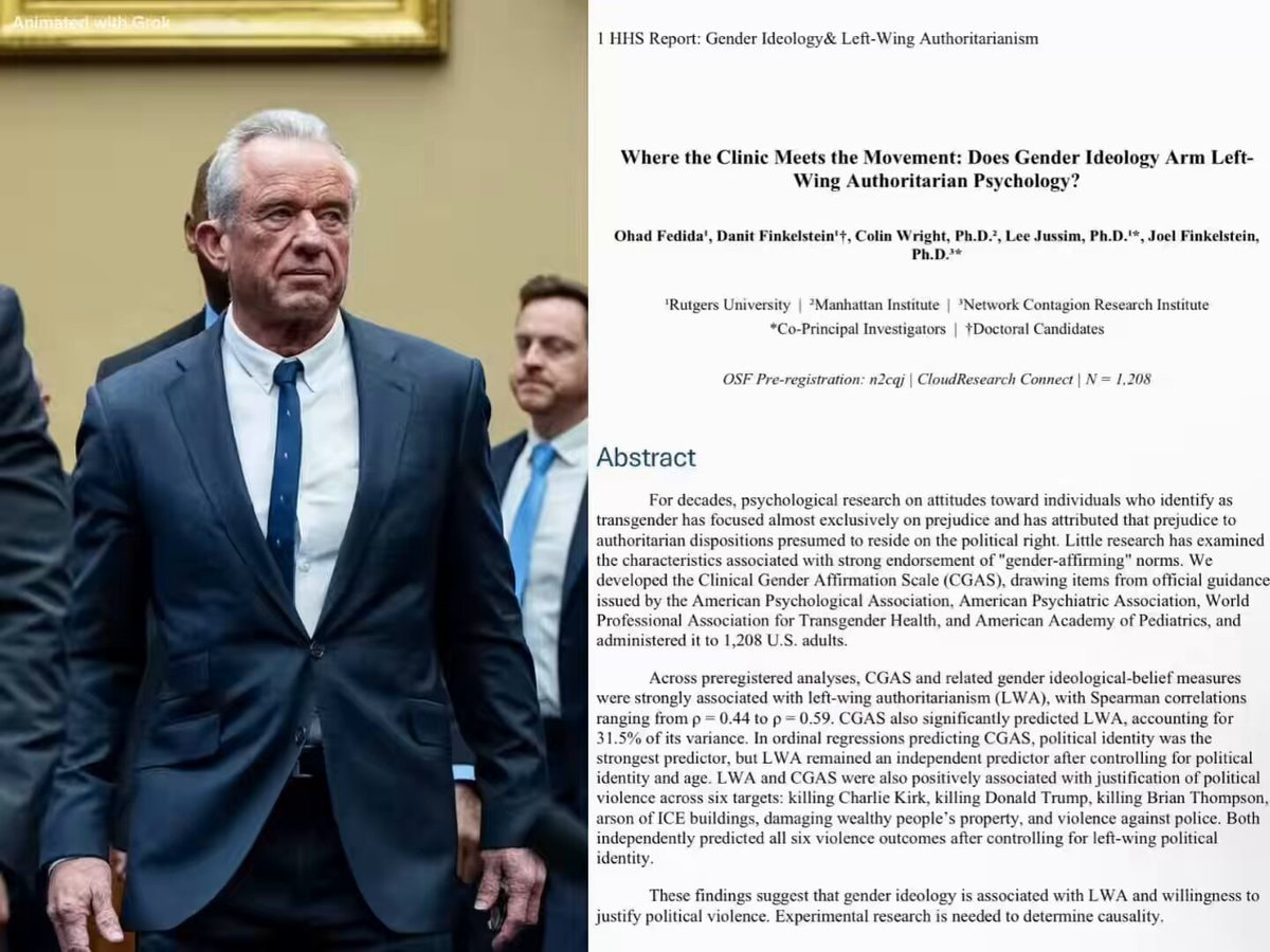 HHS Report Gender Ideology LWA