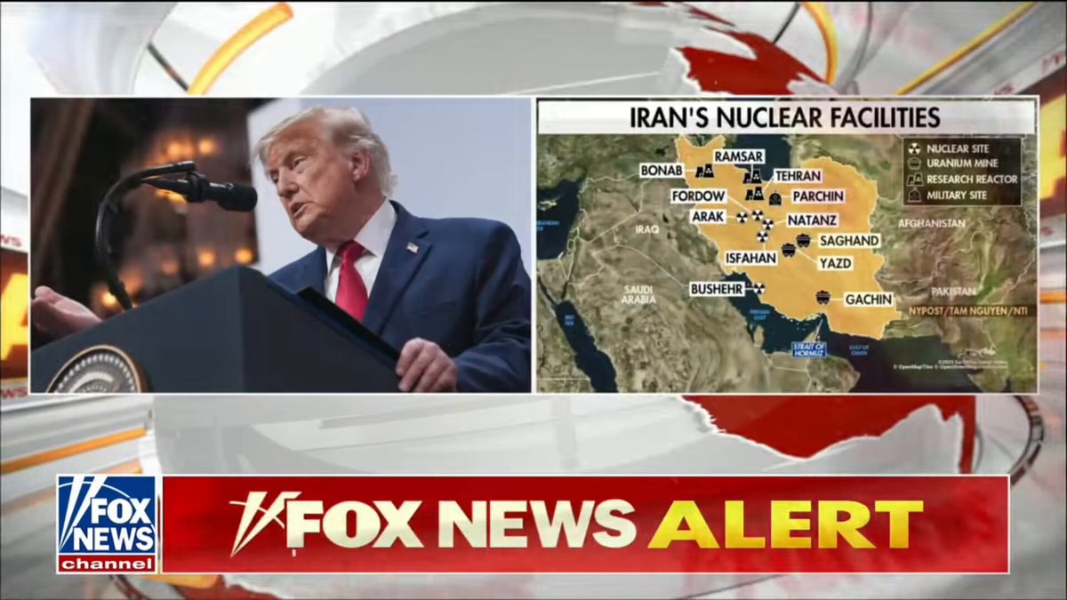 Donald Trump Fox News Iran nuclear facilities