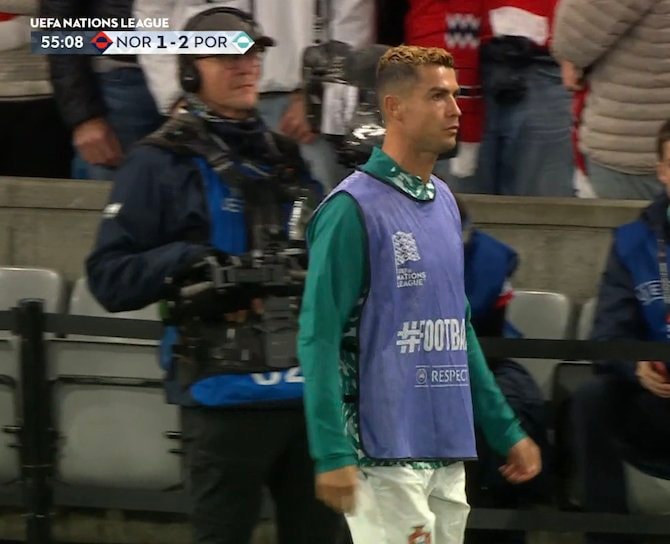 Cristiano bench motivation historic