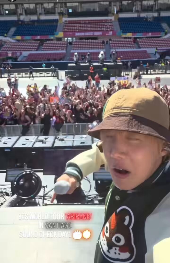 BTS ARIRANG Santiago Soundcheck