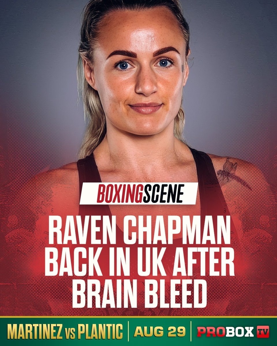 Raven Chapman back in UK