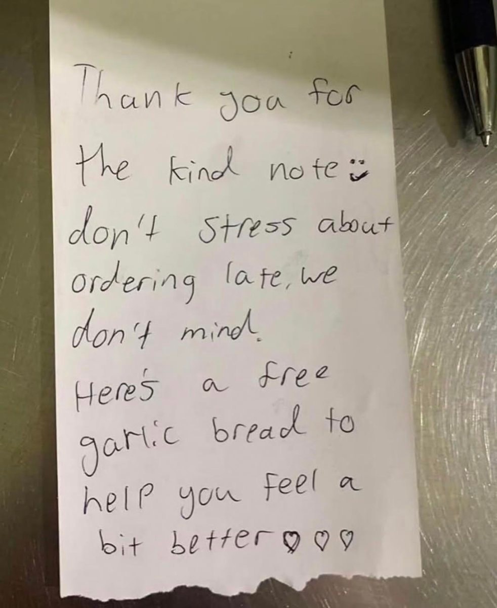 Man apologizes for late food order (photo 3 of 3)