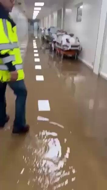 General Hospital of Ensenada flooding