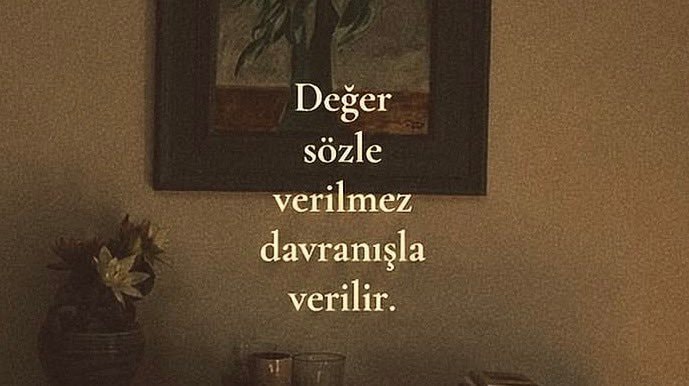 Turkish quote on actions not words Turkish quote on actions not words