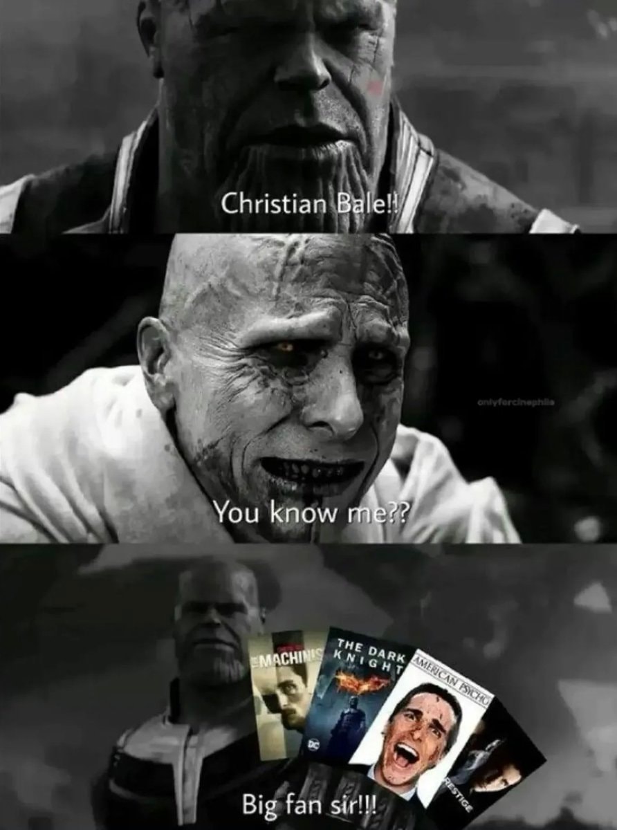 Christian Bale master of transformation